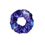 NOCHKA Purple Way Print of Silk Scrunchies – Ultra Thin, Skinny, Regular & Jumbo - NOCHKA
