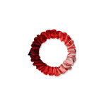NOCHKA Red Gradient Print of Silk Scrunchies – Ultra Thin, Skinny, Regular & Jumbo - NOCHKA
