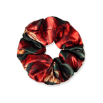 NOCHKA Rusty Rose Print of Silk Scrunchies – Ultra Thin, Skinny, Regular & Jumbo - NOCHKA
