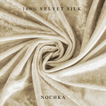 NOCHKA Sand Velvet Silk Scrunchies – Ultra Thin, Skinny, Regular & Jumbo Hair Ties – Soft Luxury Black Scrunchies for All Hair Types - NOCHKA
