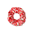NOCHKA Strawberry Print of Silk Scrunchies – Ultra Thin, Skinny, Regular & Jumbo - NOCHKA
