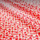 NOCHKA Strawberry Print of Silk Scrunchies – Ultra Thin, Skinny, Regular & Jumbo - NOCHKA
