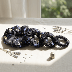 NOCHKA Sun & Moon Print of Silk Scrunchies – Ultra Thin, Skinny, Regular & Jumbo - NOCHKA
