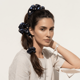 NOCHKA Sun & Moon Print of Silk Scrunchies – Ultra Thin, Skinny, Regular & Jumbo - NOCHKA
