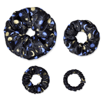 NOCHKA Sun & Moon Print of Silk Scrunchies – Ultra Thin, Skinny, Regular & Jumbo - NOCHKA

