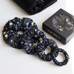 NOCHKA Sun & Moon Print of Silk Scrunchies – Ultra Thin, Skinny, Regular & Jumbo - NOCHKA
