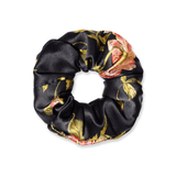 NOCHKA Wild Rose Print of Silk Scrunchies – Ultra Thin, Skinny, Regular & Jumbo - NOCHKA
