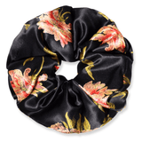 NOCHKA Wild Rose Print of Silk Scrunchies – Ultra Thin, Skinny, Regular & Jumbo - NOCHKA

