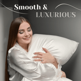 Off White 100% Pure Mulberry Silk Pillowcase - Envelope - NOCHKA
