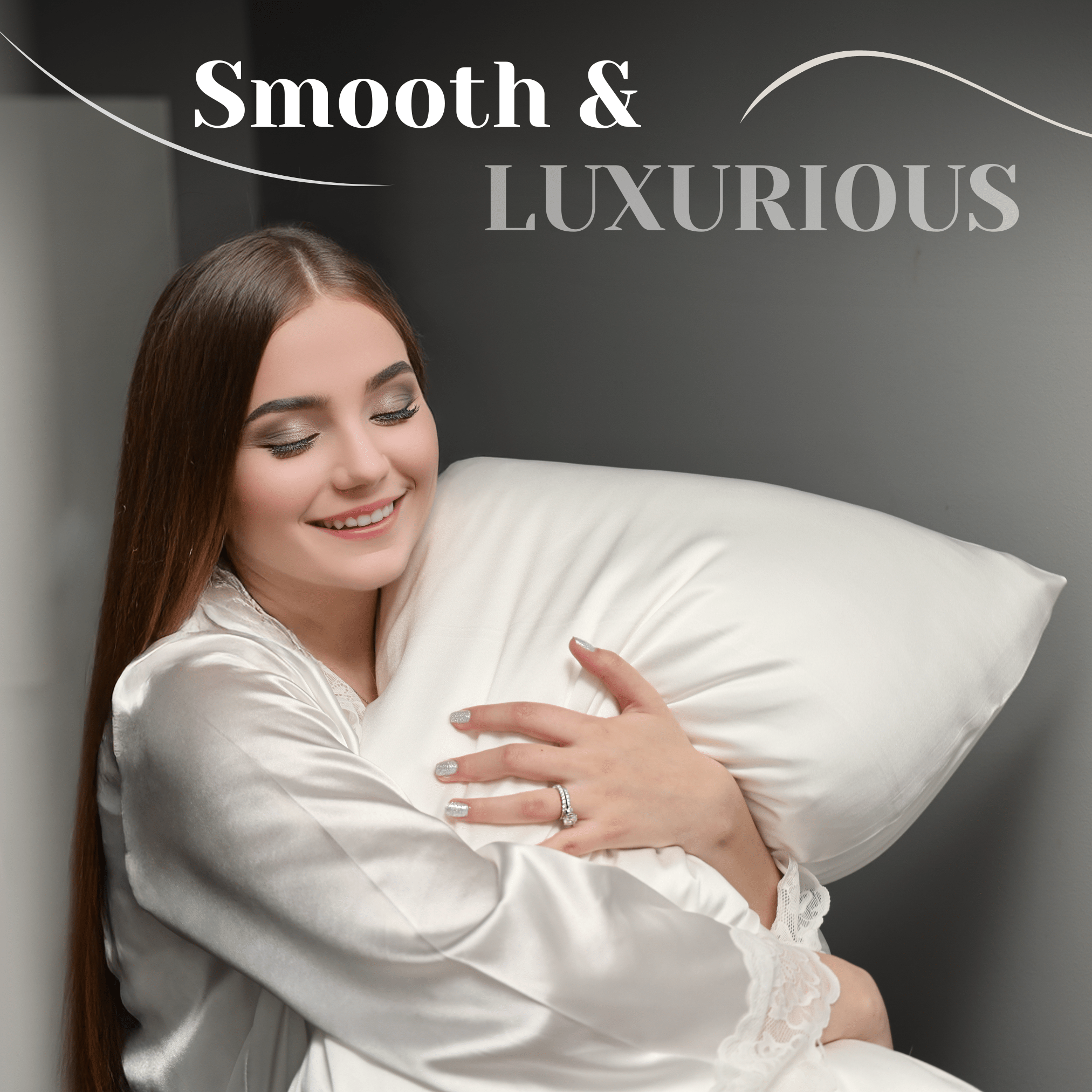 Off White 100% Pure Mulberry Silk Pillowcase - Envelope - NOCHKA
