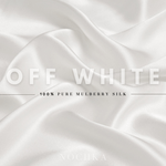 Off White 100% Pure Mulberry Silk Pillowcase - Envelope - NOCHKA
