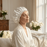 Off White Reversible Bonnet - NOCHKA
