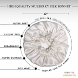 Off White Reversible Bonnet - NOCHKA
