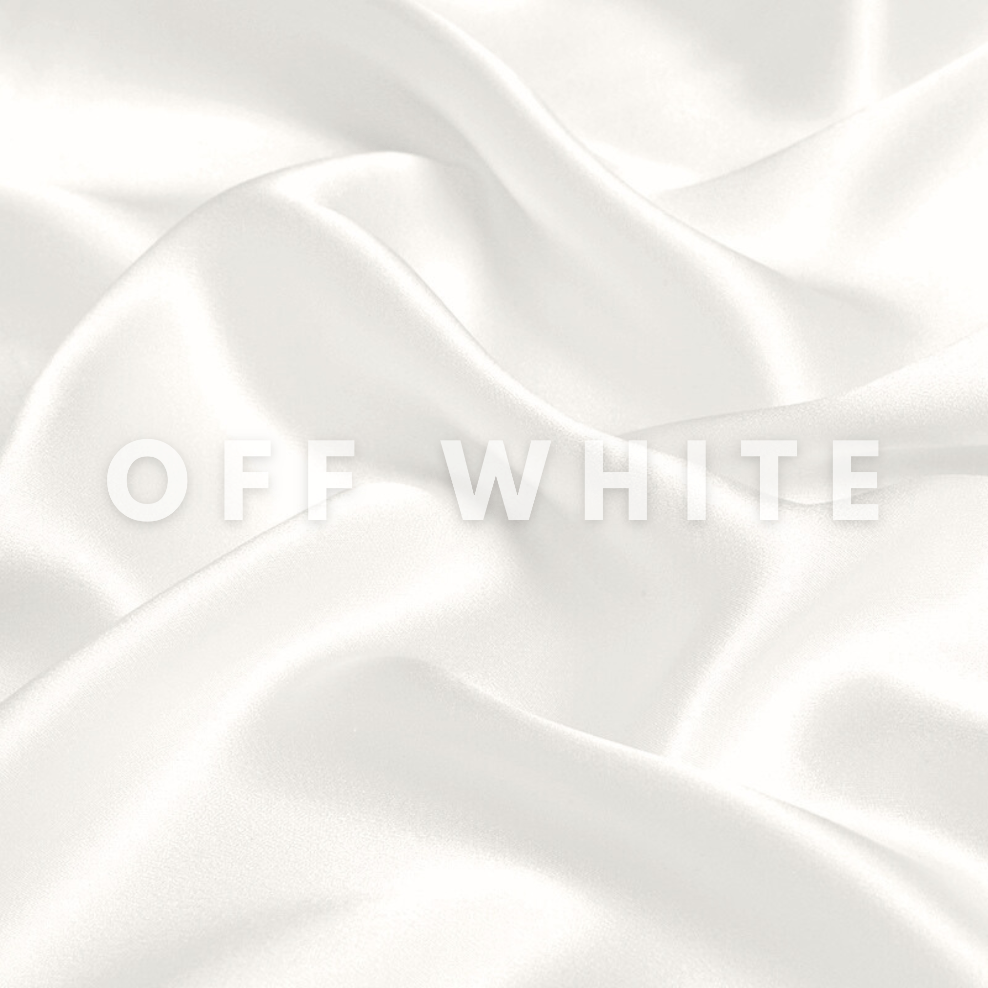 Off White Skinny Scrunchie – 100% Pure Mulberry Silk, Perfect for All Hair Types - NOCHKA

