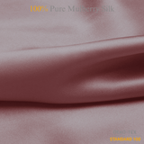 Old Rose 100% Pure Mulberry Silk Fabric 19mm 44" Width Cut - to - Size Silk Fabric - NOCHKA
