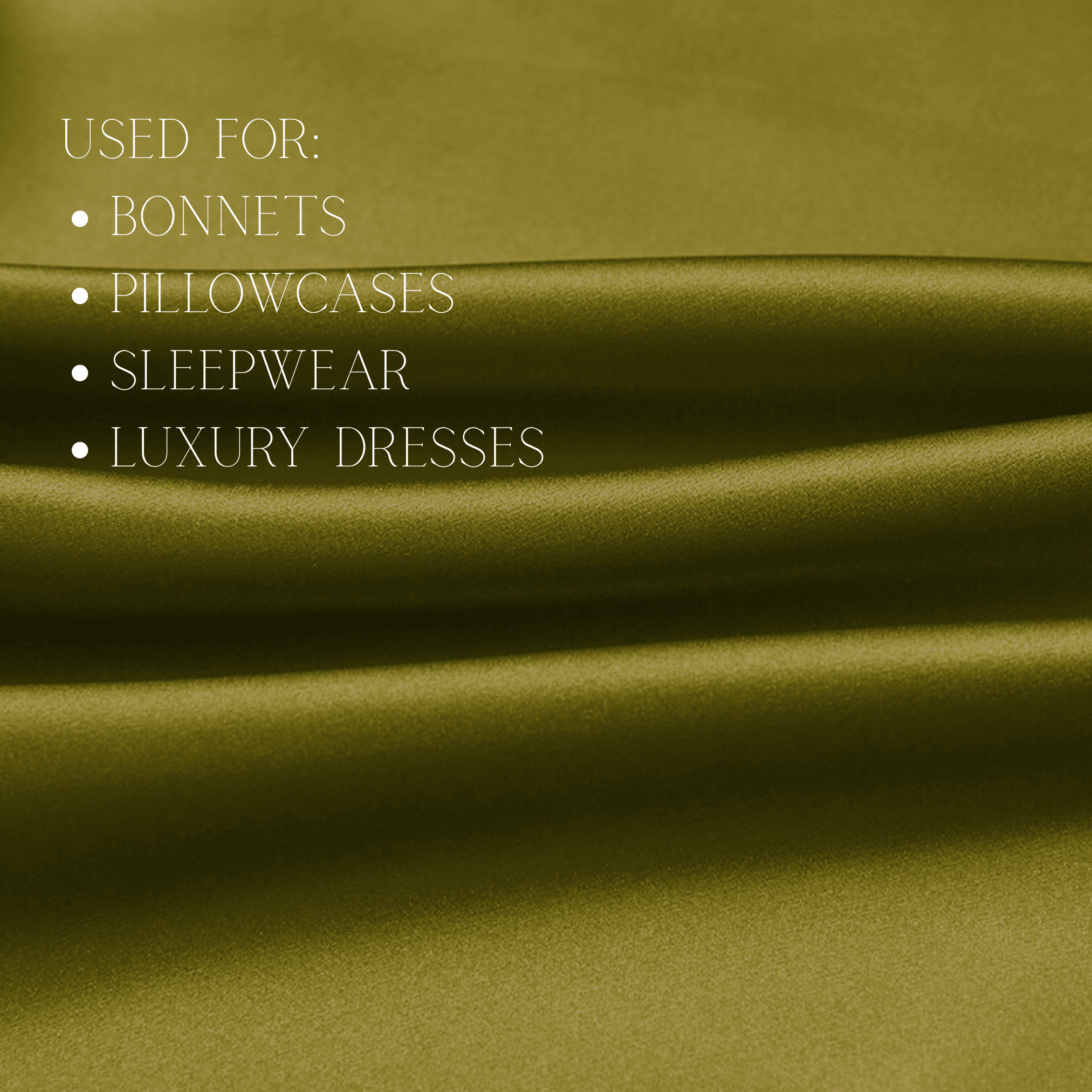 Olive 100% Pure Mulberry Silk Fabric 19mm Cut - to - Size Silk Fabric - NOCHKA
