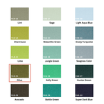 Olive 100% Pure Mulberry Silk Fabric 19mm Cut - to - Size Silk Fabric - NOCHKA
