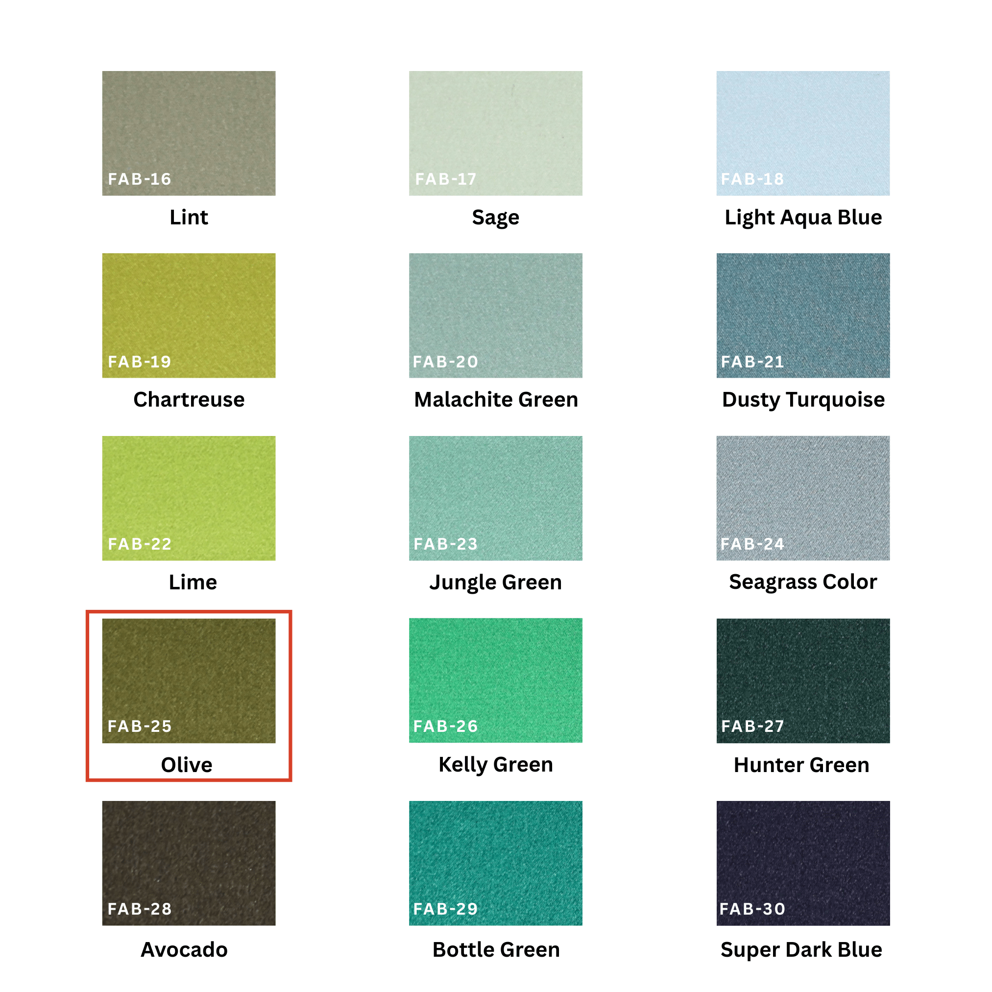 Olive 100% Pure Mulberry Silk Fabric 19mm Cut - to - Size Silk Fabric - NOCHKA
