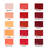 Orange 100% Pure Mulberry Silk Fabric 19mm Cut - to - Size Silk Fabric - NOCHKA
