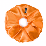 Orange Regular Scrunchie – 100% Pure Mulberry Silk, Perfect for All Hair Types - NOCHKA
