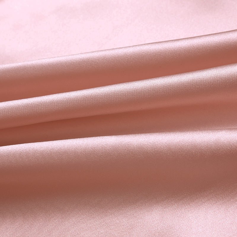 Pale Blush 100% Pure Mulberry Silk Fabric 19mm 44" Width Pre - Cut Silk Fabric - NOCHKA
