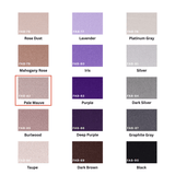 Pale Mauve 100% Pure Mulberry Silk Fabric 19mm Cut - to - Size Silk Fabric - NOCHKA
