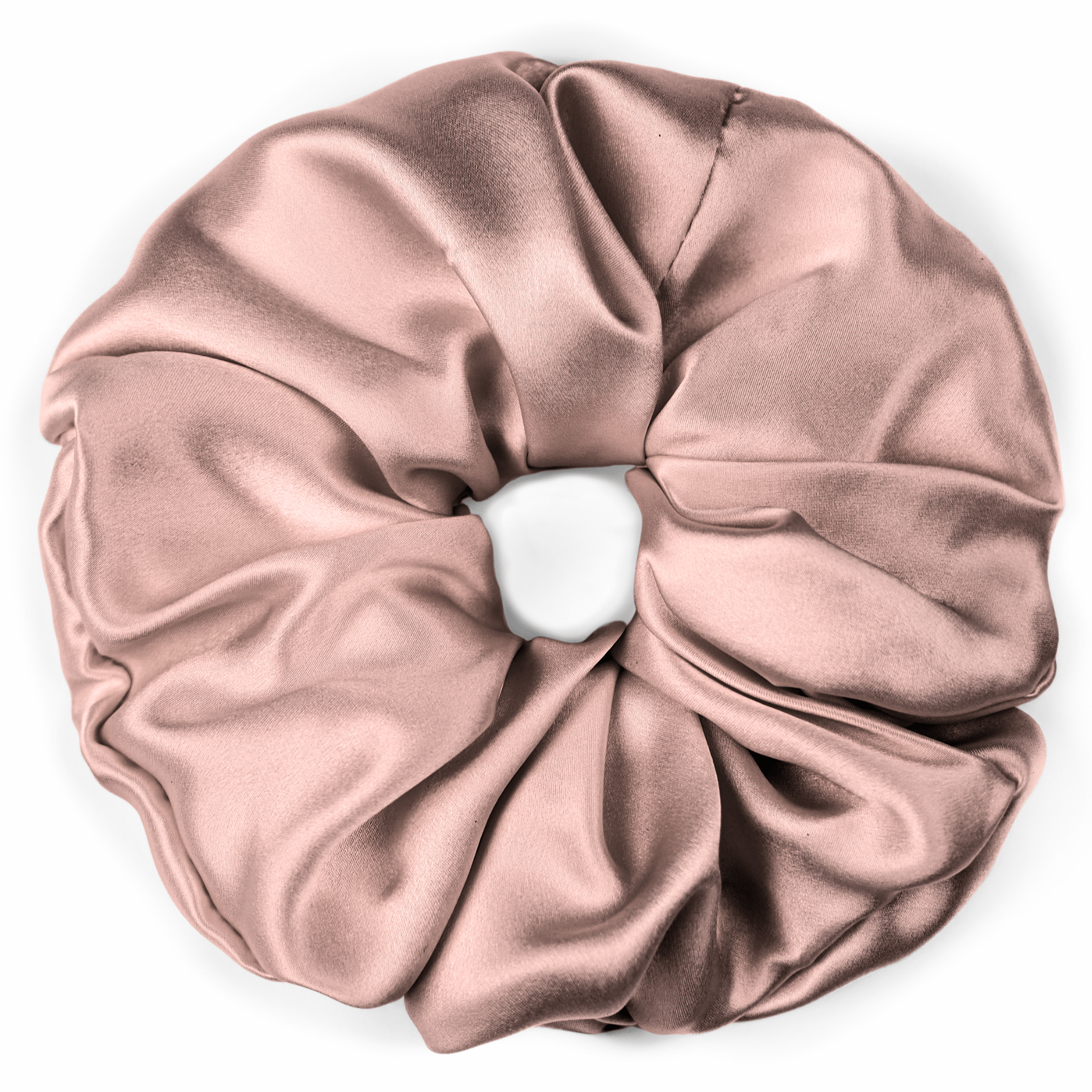 Pale Mauve Jumbo Scrunchie – 100% Pure Mulberry Silk, Perfect for All Hair Types - NOCHKA
