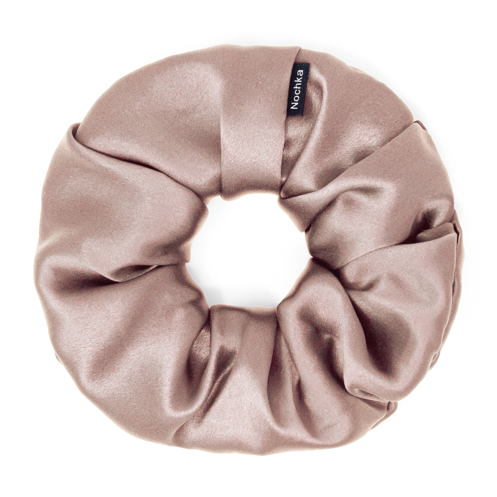 Pale Mauve Regular Scrunchie – 100% Pure Mulberry Silk, Perfect for All Hair Types - NOCHKA
