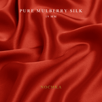 Paprika Color 100% Pure Mulberry Silk Fabric 19mm Cut - to - Size Silk Fabric - NOCHKA
