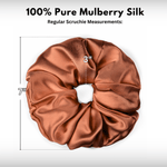 Paprika Jumbo Scrunchie – 100% Pure Mulberry Silk, Perfect for All Hair Types - NOCHKA
