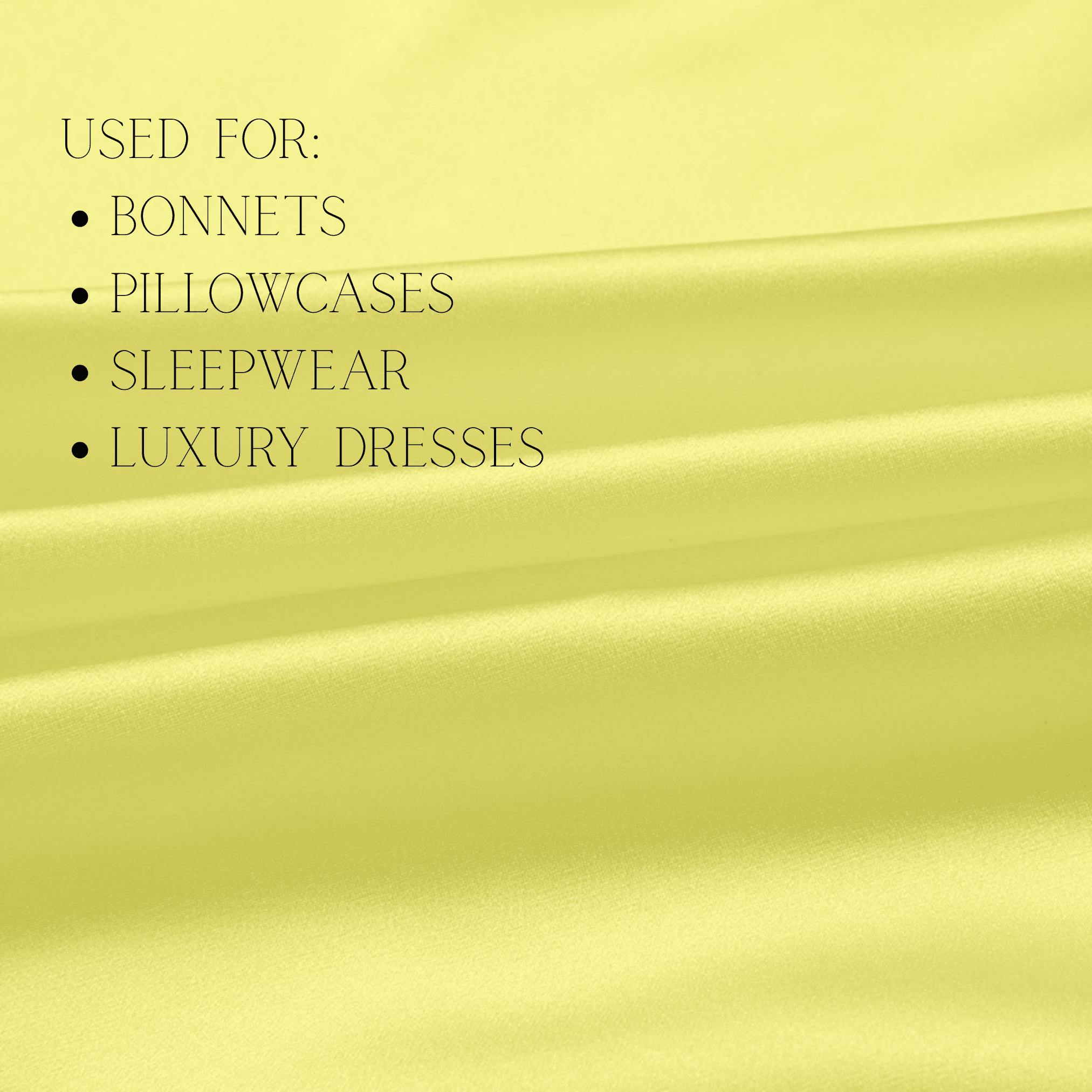 Pastel Yellow 100% Pure Mulberry Silk Fabric 19mm Cut - to - Size Silk Fabric - NOCHKA
