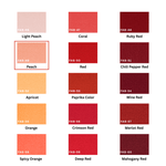 Peach 100% Pure Mulberry Silk Fabric 19mm Cut - to - Size Silk Fabric - NOCHKA
