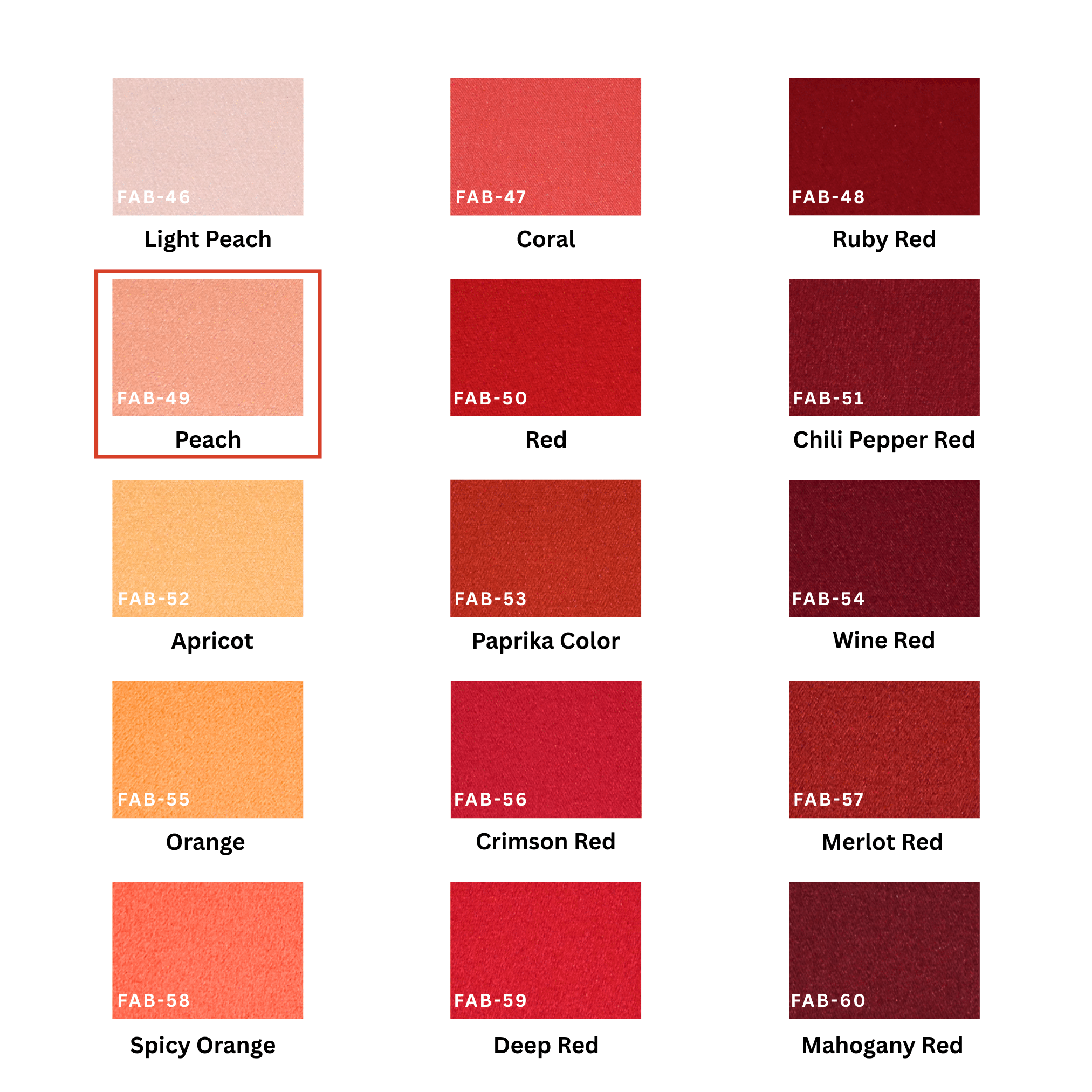 Peach 100% Pure Mulberry Silk Fabric 19mm Cut - to - Size Silk Fabric - NOCHKA
