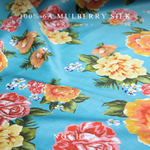 Peony Pure Mulberry Silk Bonnet – Reversible & Durable - NOCHKA
