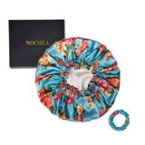 Peony Pure Mulberry Silk Bonnet – Reversible & Durable - NOCHKA
