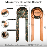 Pine Tree Print & Hazel Reversible Bonnet with Ties - NOCHKA
