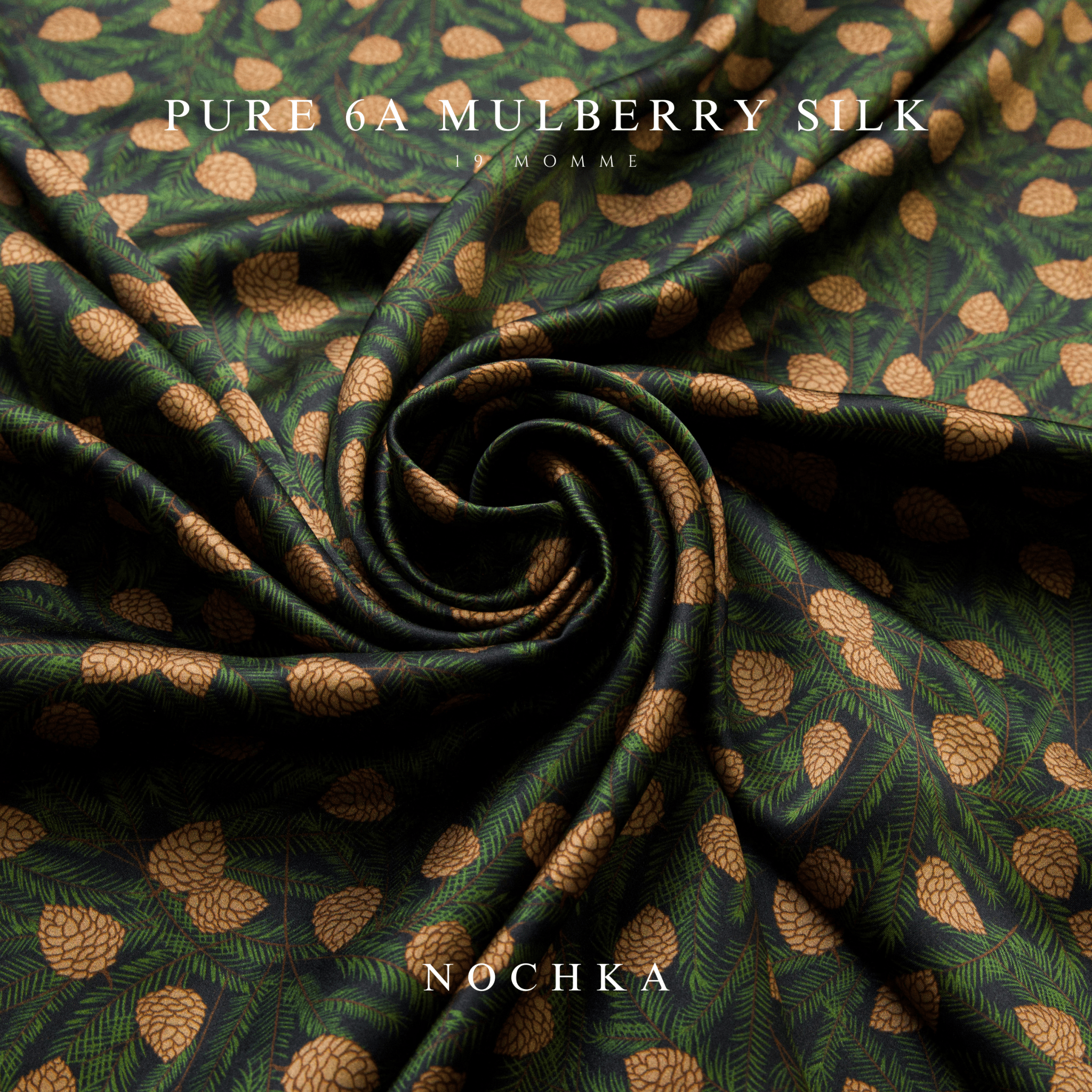 Pine Tree Print & Hazel Reversible Bonnet with Ties - NOCHKA
