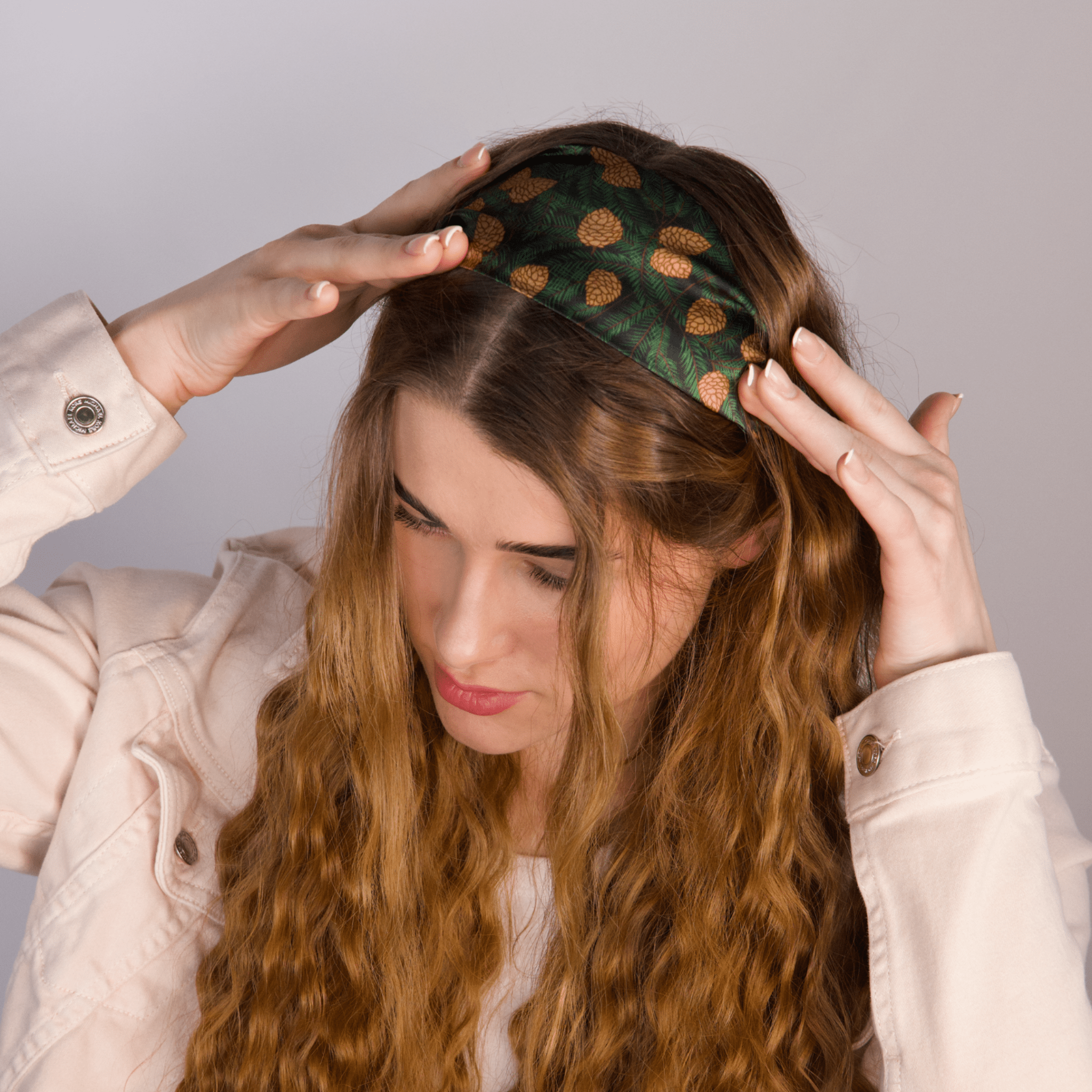 Pines Pure Silk Headband - NOCHKA
