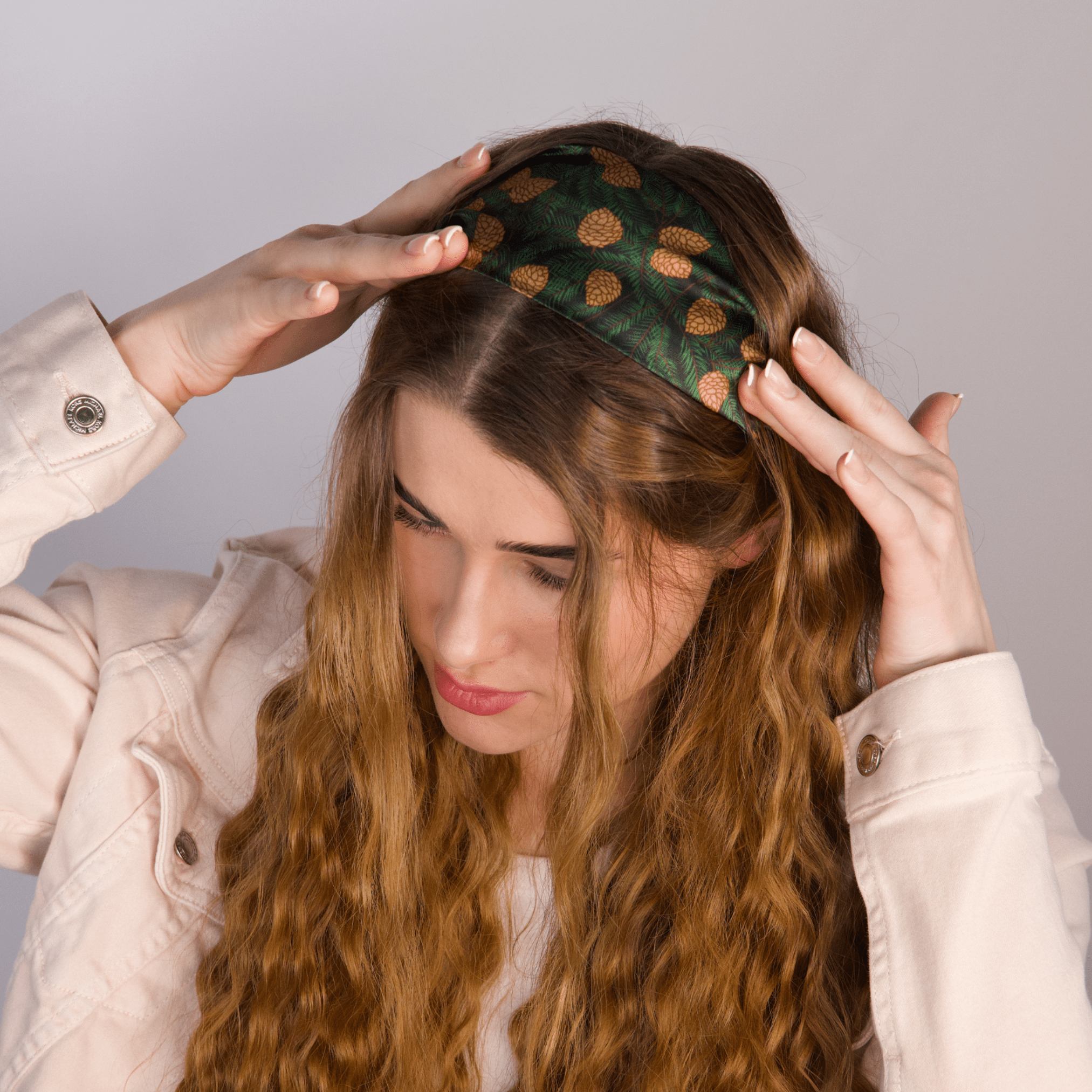 Pines Pure Silk Headband - NOCHKA
