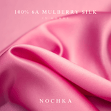 Pink & Black Pure Mulberry Silk Bonnet – Reversible & Durable - NOCHKA
