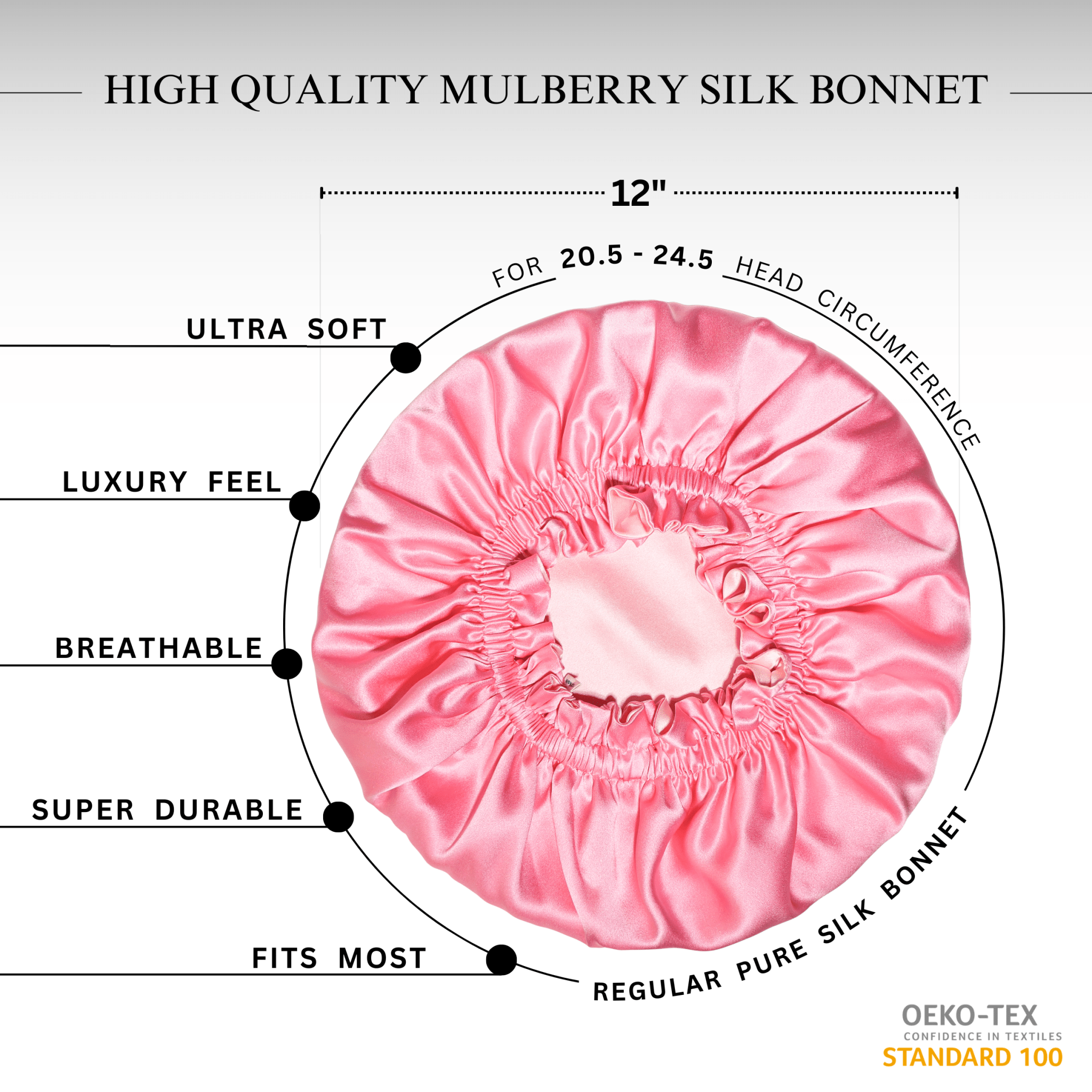 Pink Reversible Bonnet - NOCHKA
