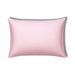 Pink Striped 100% Pure Mulberry Silk Pillowcase - Envelope - NOCHKA
