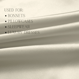 Platinum Silver 100% Pure Mulberry Silk Fabric 19mm Cut - to - Size Silk Fabric - NOCHKA
