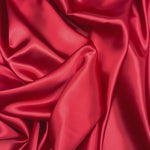 Red 100% Pure Mulberry Silk Fabric 19mm Cut-to-Size Silk Fabric
