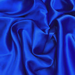 Royal Blue 100% Pure Mulberry Silk Fabric 19mm Cut-to-Size Silk Fabric
