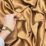 Hazel 100% Pure Mulberry Silk Fabric 19mm Cut-to-Size Silk Fabric
