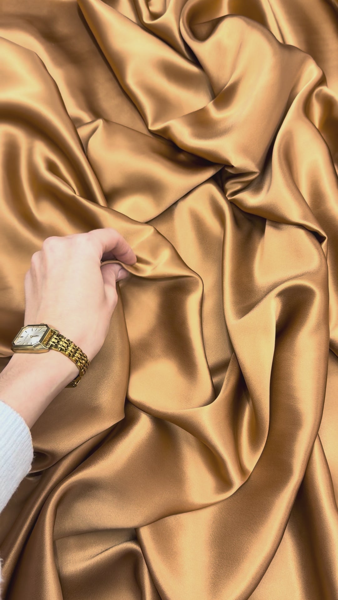 Hazel 100% Pure Mulberry Silk Fabric 19mm Cut-to-Size Silk Fabric
