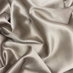 Beige 100% Pure Mulberry Silk Fabric 19mm Cut-to-Size Silk Fabric

