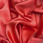 Coral 100% Pure Mulberry Silk Fabric 19mm Cut-to-Size Silk Fabric
