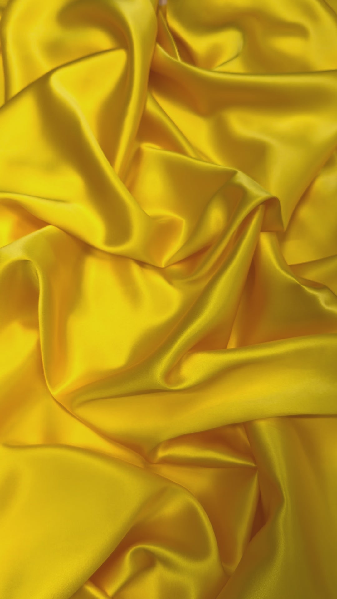 Vibrant Yellow 100% Pure Mulberry Silk Fabric 19mm Cut-to-Size Silk Fabric
